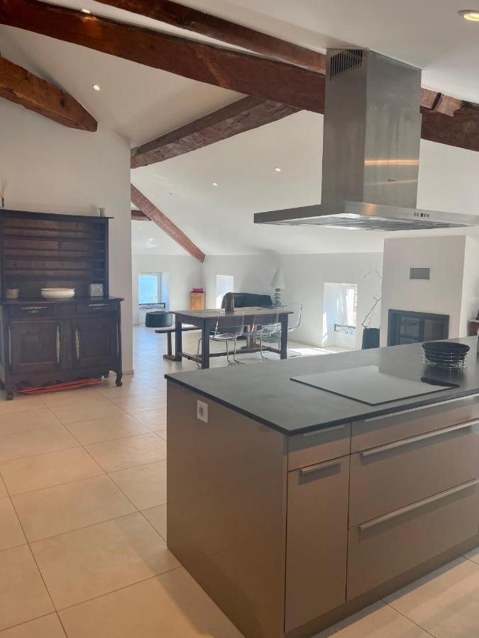 Grand appartement style loft bord de mer Propriano  Eksteriør billede